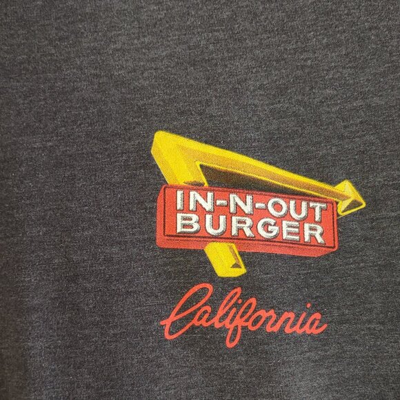 In-N-Out Burger California T-Shirt 'Simple Things' Gray Crewneck Men's Small - Picture 6 of 11